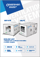 ECOLOGY UNIT certificada F400 con filtración electrostática y ventilador integrado